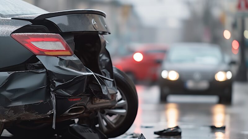 rear-end collision claims in California